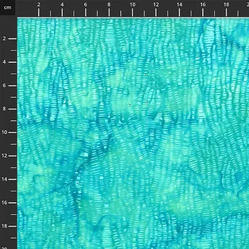 Hoffman 3381-711 bali batika zelená bavlněná látka