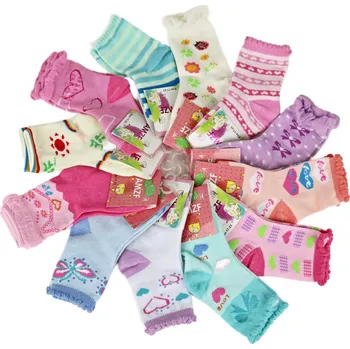 AMZF Dívčí bavlněné ponožky AM Velikost: 17 - 23