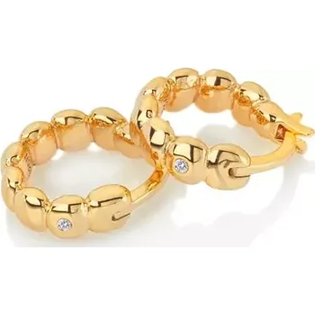 Náušnice Stříbrné pozlacené náušnice Hot Diamonds x Jac Jossa Soul DE659