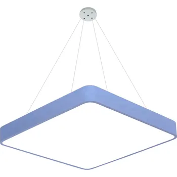 LED panel LEDSVITI OT-XDD-S500-BU-5000K-ZAVES Závěsný Modrý designový LED panel 500x500mm 36W denní bílá