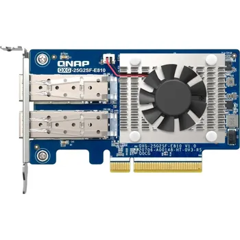 Ukládání dat QNAP QXG-25G2SF-E810 - 2x 25GbE SFP28,PCIe Gen3 x8