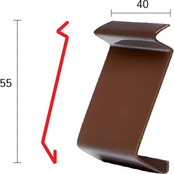 Stavební profil CELOX Spojka MAXI Barva: 01 ELOX stříbrná