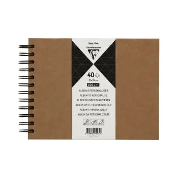 Blok Album s pevnými deskami 21x16cm Kraft