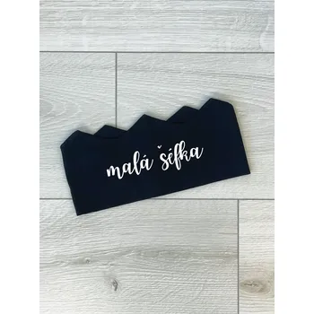 Čepice Dětská čelenka VSB KIDS malá šéfka, VYBER SI FARBU MODRÁ