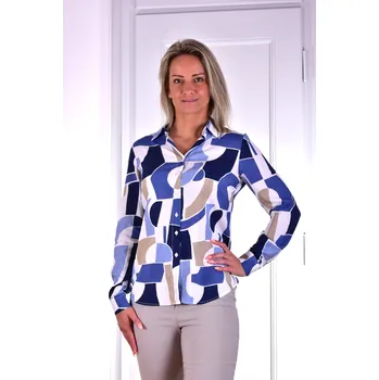 Dámská halenka Dámská košile VALENTINAS 138 Blouse Blue Velikost: XXL