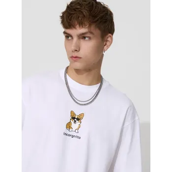 Oblečení a móda Tričko s&nbsp;potiskem - L - House - bílý - 000GV-00X