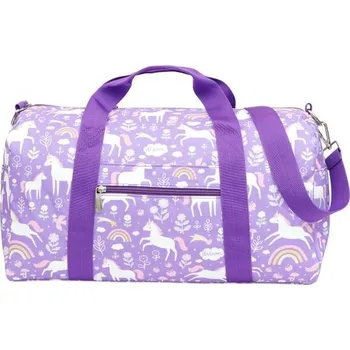 Cestovní taška A Little Lovely Company - dětská cestovní taška - jednorožci a duha