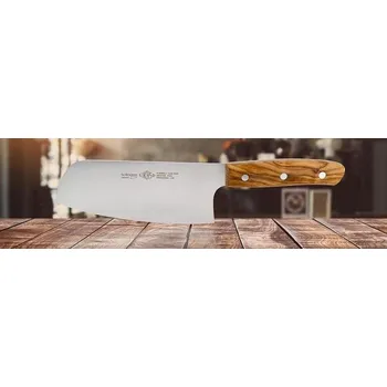 Kuchyňský nůž Solingen GERMANY - EIKASO - nůž Chopper 17 cm., rukojeť olivové dřevo