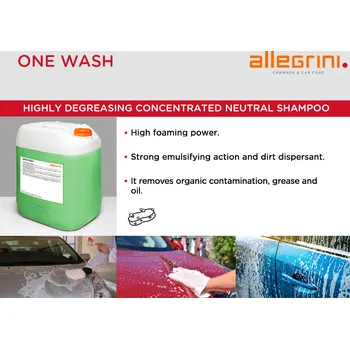 Autošampón ALLEGRINI Italy ONE WASH 25 KG - autošampon pro ruční mytí karoserie