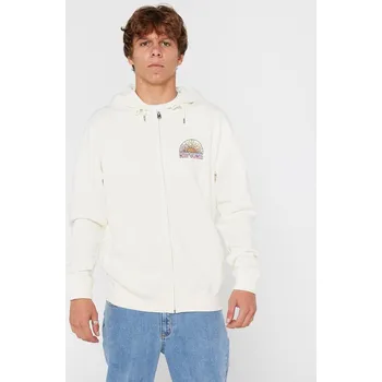 Pánská móda Mikina Rip Curl GRATEFUL SHRED ZIP HOOD Bone velikost S