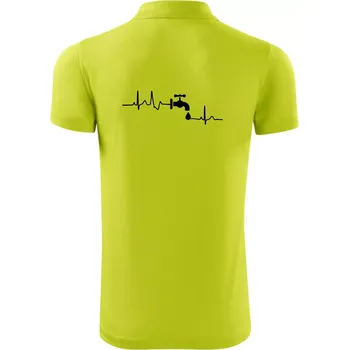 Pánská košile Instalatér ekg - Polokošile Victory sportovní (dresovina) - XL ( Limetková )
