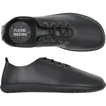Dámské tenisky Rock Spring dámské boty OXFORD WINTER NAPPA MUSTANG BLACK 39