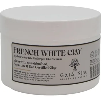 Pleťová maska Francouzský bílý jíl 300g - GAIA SPA