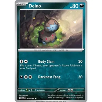 Sběratelská karetní hra Deino 065/086 - White Flare Typ karty: Non-Holo