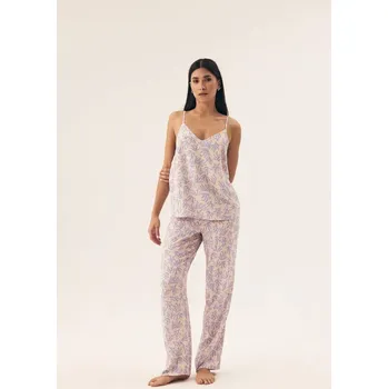 Dámské pyžamo Elegantní Dámské Pyžamo s V-Výstřihem od Henderson, XXL i240_208600_2:XXL