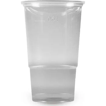 Ostatní Kelímek průhledný 0,5l na pivo