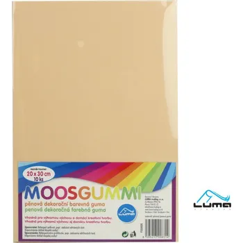 kreativní sada Mosguma, MOOSGUMMI A4 tělová LUMA