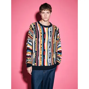 Pánský svetr Žakárový svetr - M - House - tmavošedý - 054GP-90X