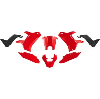 Sada plastů (bez předního blatníku) T7 REVOLUTION YAMAHA TENERE 700 '19-'24 (červená/černá), RACETECH (RTECH)