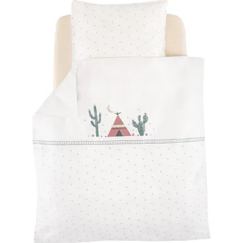 Povlečení TRÄUMELAND povlečení do kolébky 80/80 + 35/40 Kaktusliebe