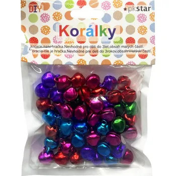 kreativní sada PK STAR Rolničky 12 mm - 60 ks mix barev