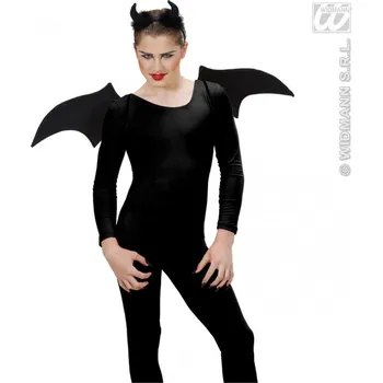 Karnevalový kostým Widmann Netopýr set rohy a křídla černá