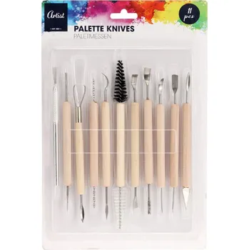 Řezací podložka Koopman International Nástroje pro modelování z hlíny 11ks ryd