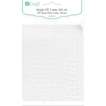 kreativní sada DP Craft 3D gelové tečky, 5 X 2 mm, 360 ks na platě