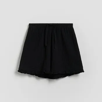 Dívčí sukně Reserved - Mušelínové kraťasy - černý - 674FW-99X - 674FW-99X-128