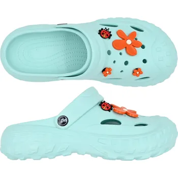 Dámské tenisky Rock Spring dámské boty SANDÁLE CLOGS W LIGHT BLUE/FLOWER 41