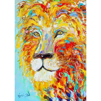 Dětské zboží Puzzle Enjoy Puzzle Barevný lev, 1000 dílků + k objednávce puzzle zdarma