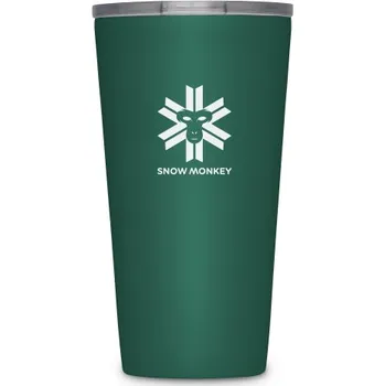 Termoska Termohrnek Snow Monkey Enjoyer 473ml forest green