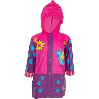 Pláštěnka Pidilidi Pláštěnka PVC motýl, Pidilidi, PL0046-01, holka Velikost: 98/104, SizeAge: 3/4let
