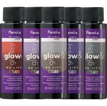 Fanola Glow & Glossy No Lift olejový toner na vlasy 60 ml Odstín barvy: T.11