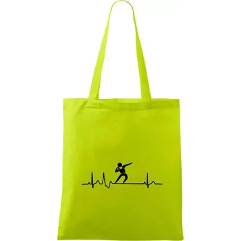 EKG vrh koulí - Taška bavlněná - 42 x 38 cm ( Limetková )