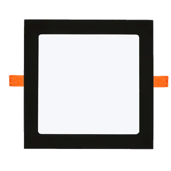 LED osvětlení LEDSVITI OT-S01-24-WW Černý vestavný LED panel 24W čtverec 300x300mm teplá bílá