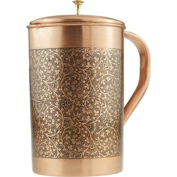 Sklenice Flexity měděný džbán na vodu 1,4 l Typ: Ornaments Certifikát kvality SGS