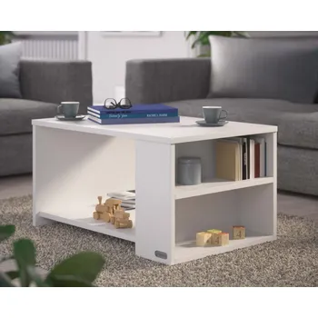 Konferenční stolek Konferenční stolek Santa Cruz 90x60x50cm | Bílá