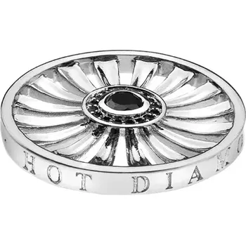 Přívěsek Přívěsek Hot Diamonds Emozioni Art Deco Sunrise Coin Průměr 33 mm