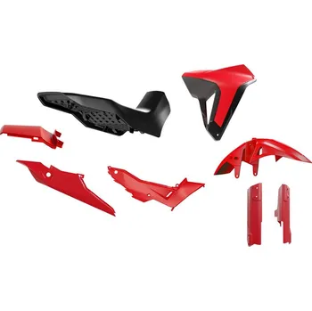 Sada plastů se sedlem REVOLUTION HONDA XL 750 TRANSALP '23-'25 (červená/černá), RACETECH (RTECH)