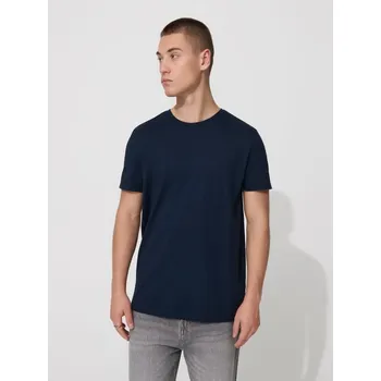 Pánská móda Hladké tričko basic - L - House - námořnictvo - 151GT-59M