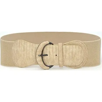 Opasek Dámský strečový široký pásek Kroko Béžový Lifestyle F3214751s4