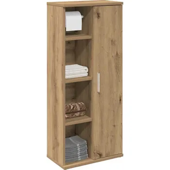 Koupelnový nábytek vidaXL Koupelnová skříňka s držákem rolí 39x22x90 cm [858524] Barva: dub artisan