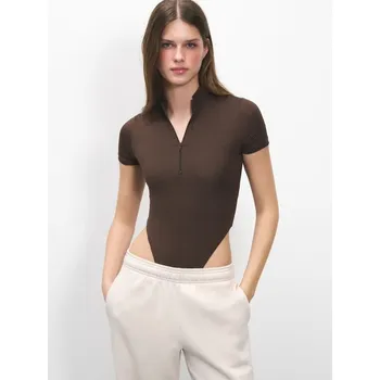 Oblečení a móda Body s&nbsp;krátkými rukávy - XS - House - hnědý - 719GP-88X