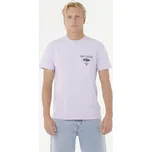 Tričko Rip Curl FADE OUT ICON TEE Iced Lavender velikost M