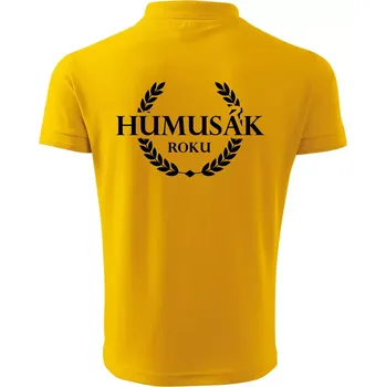 Pánská košile Humusák roku - Polokošile pánská Pique Polo 203 - 3XL ( Žlutá )