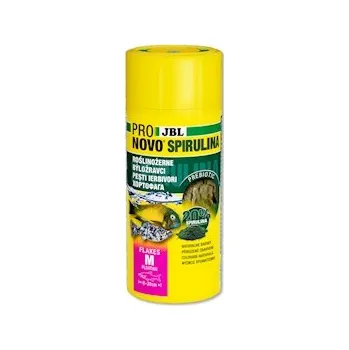 Krmivo pro rybičky JBL Krmivo ProNovo Spirulina Flakes M, 250 ml