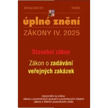 Aktualizace IV/1 2025 - Stavební zákon