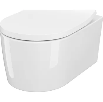 Cersanit Inverto sada wc s mísou a sedátkem závěsná bez splachovacího kruhu bílá S701-432
