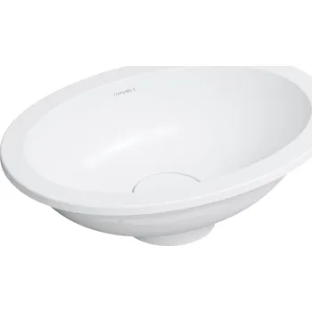 Umyvadlo Omnires Shell M+ umyvadlo 38x25 cm oválné pod pult bílá SHELL380UPBM